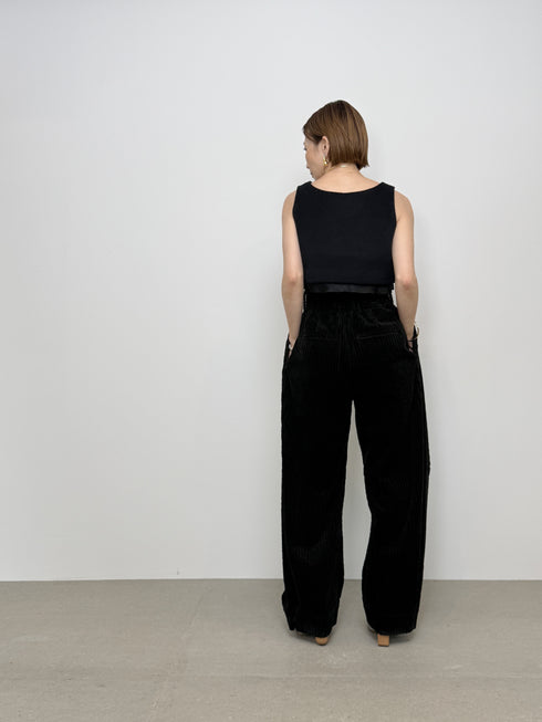 lamb wool bustier